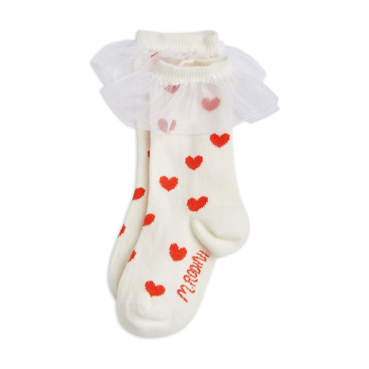 Hearts Frill 1-Pack Socks