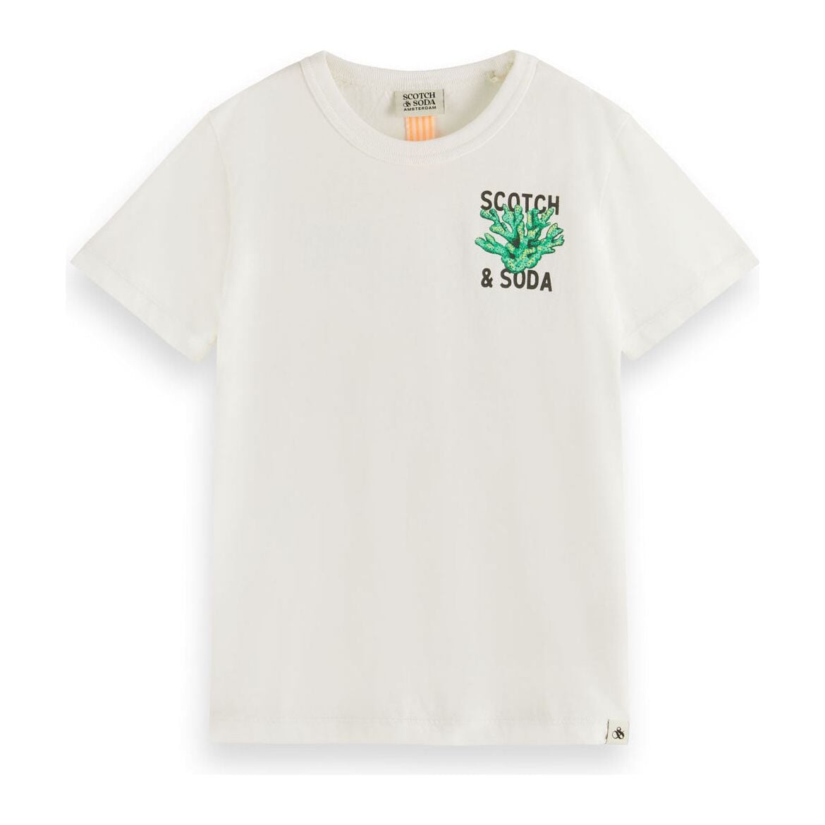 Relaxed-Fit Artwork T-Shirt - Coral
