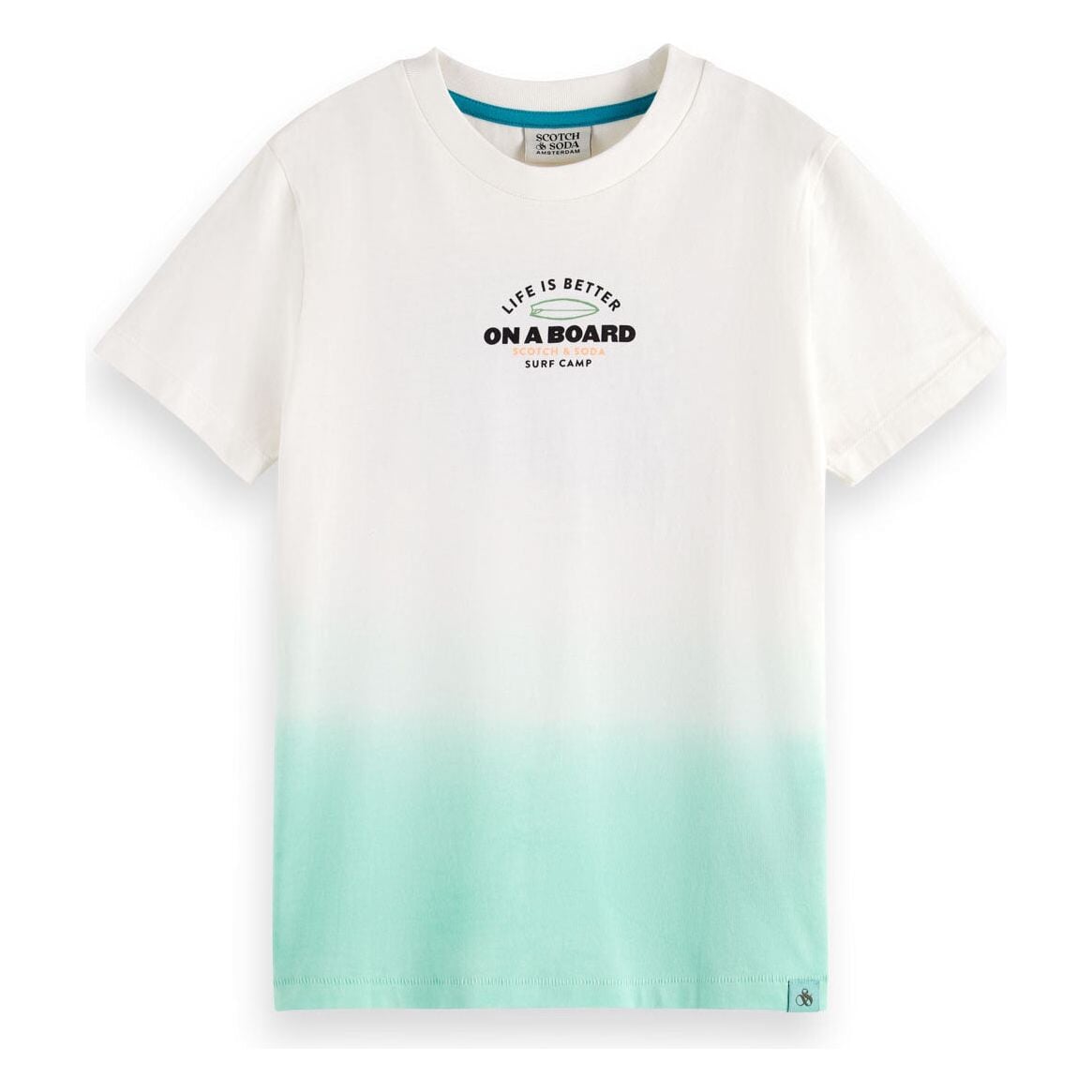 Relaxed-Fit Dip-Dyed T-Shirt - Tropical Mint