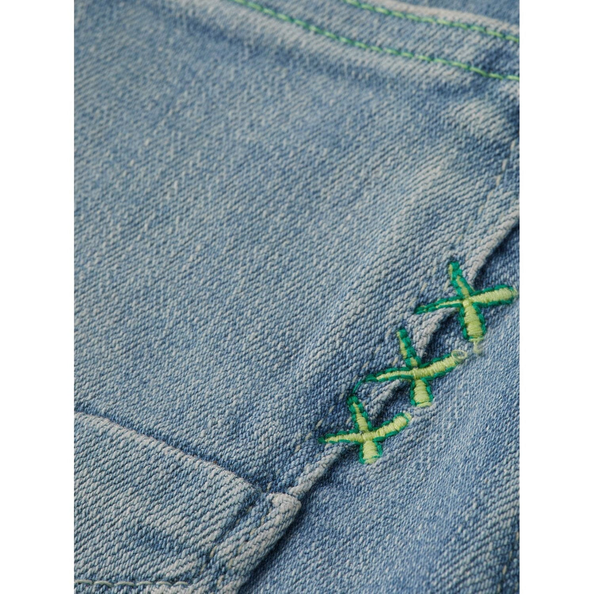 Strummer Slim-Fit Jeans - Green Wave
