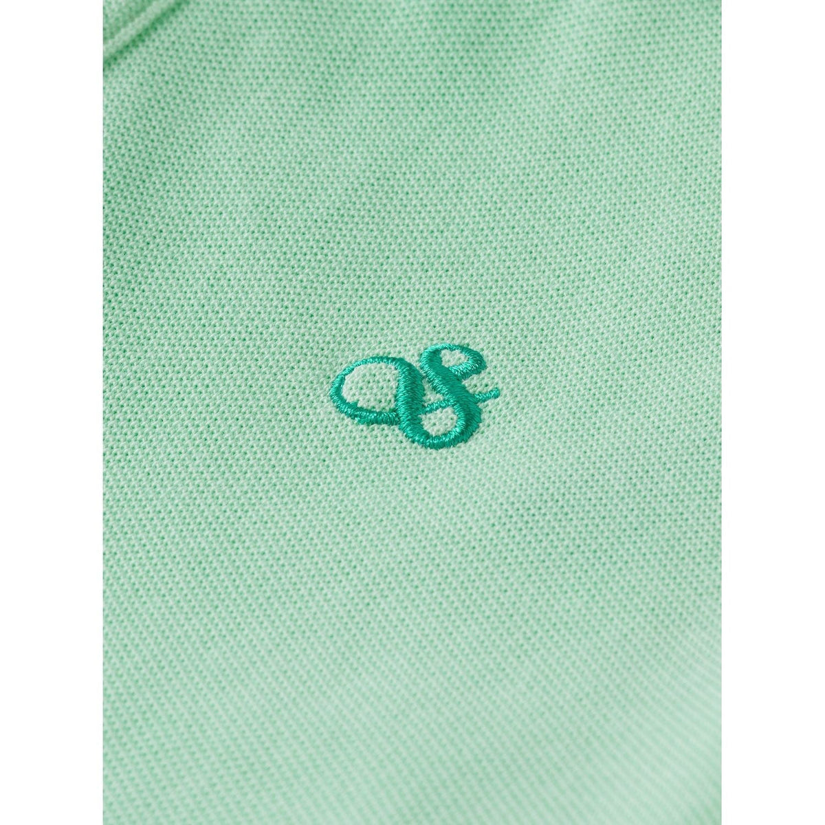 Garment-Dyed Pique Polo - Tropical Mint