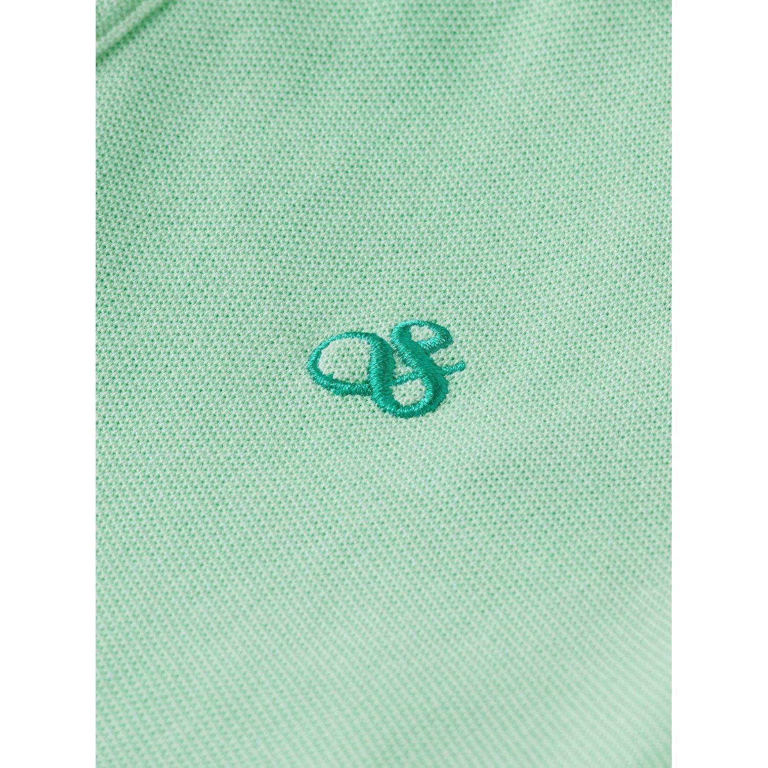 Garment-Dyed Pique Polo - Tropical Mint