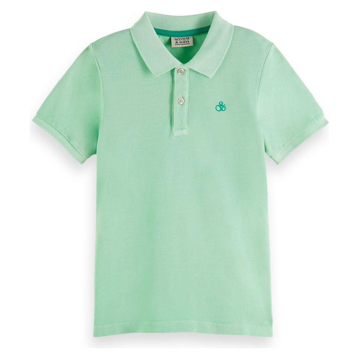 Garment-Dyed Pique Polo - Tropical Mint