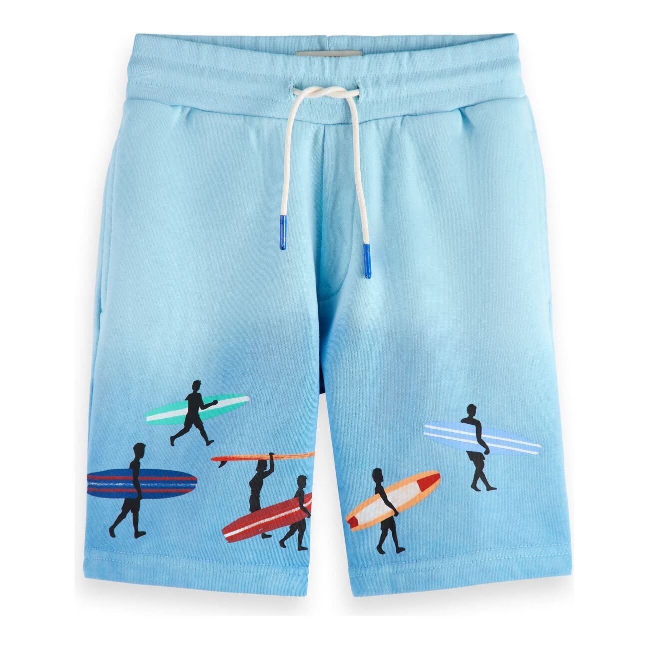 Dip-Dyed Sweatshorts - Blue Lagoon