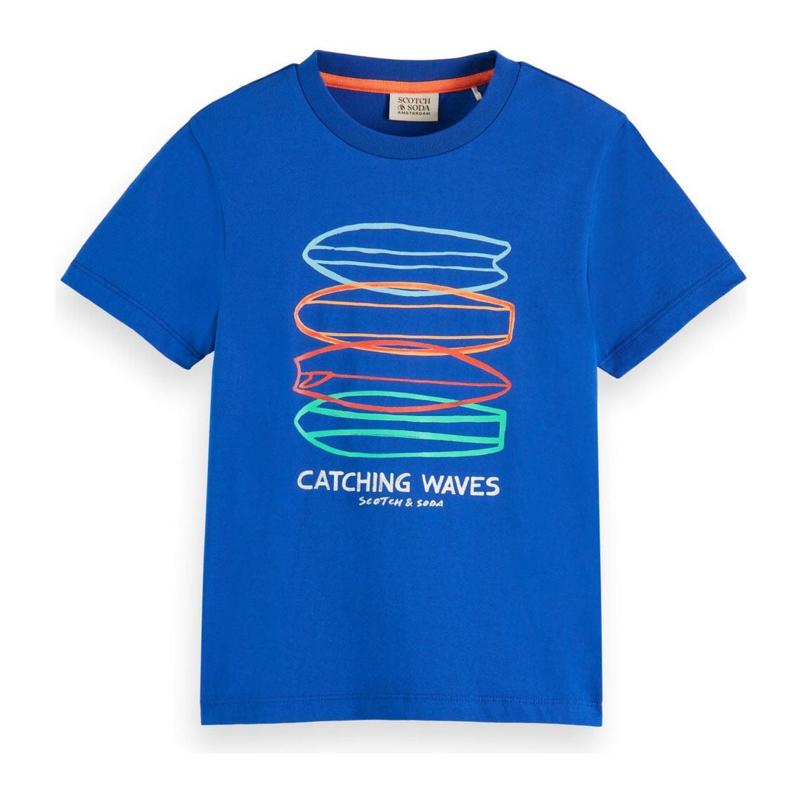 Relaxed-Fit Artwork T-Shirt - Boat Blue