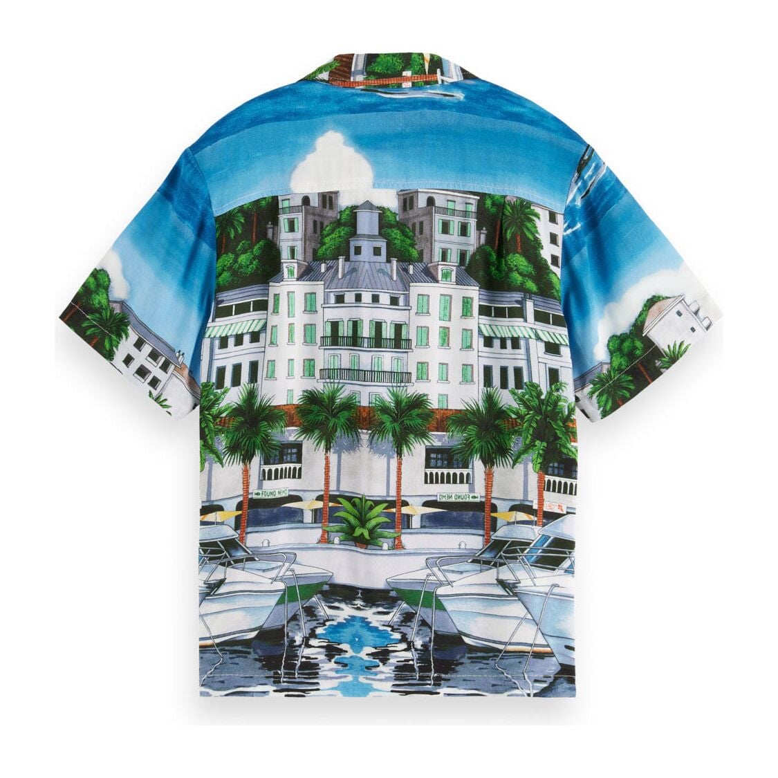 Artwork Short Sleeved Shirt - Placed Scenery