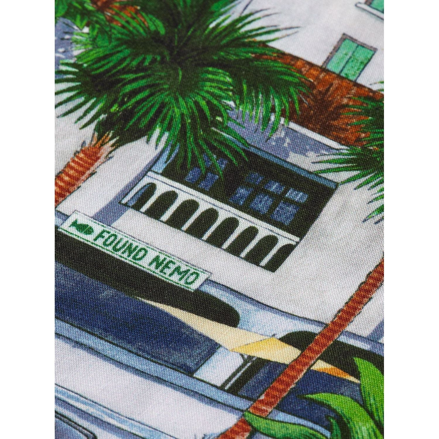 Artwork Short Sleeved Shirt - Placed Scenery