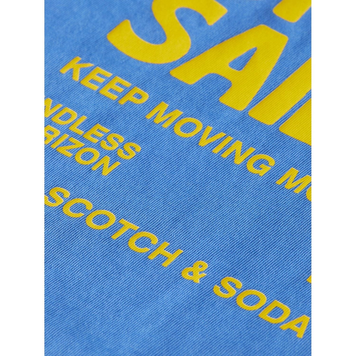 Relaxed-Fit Artwork T-Shirt - Tile Blue