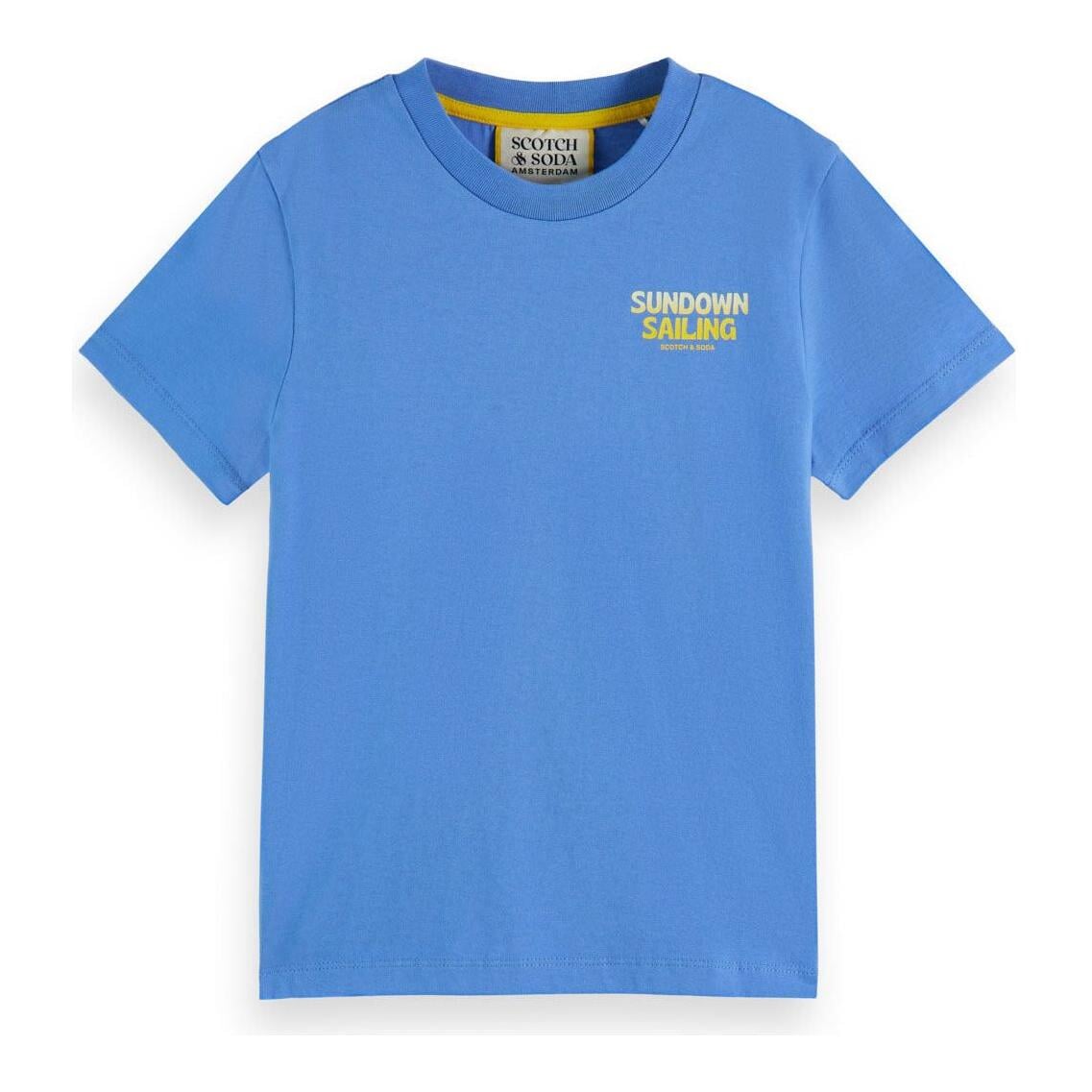 Relaxed-Fit Artwork T-Shirt - Tile Blue