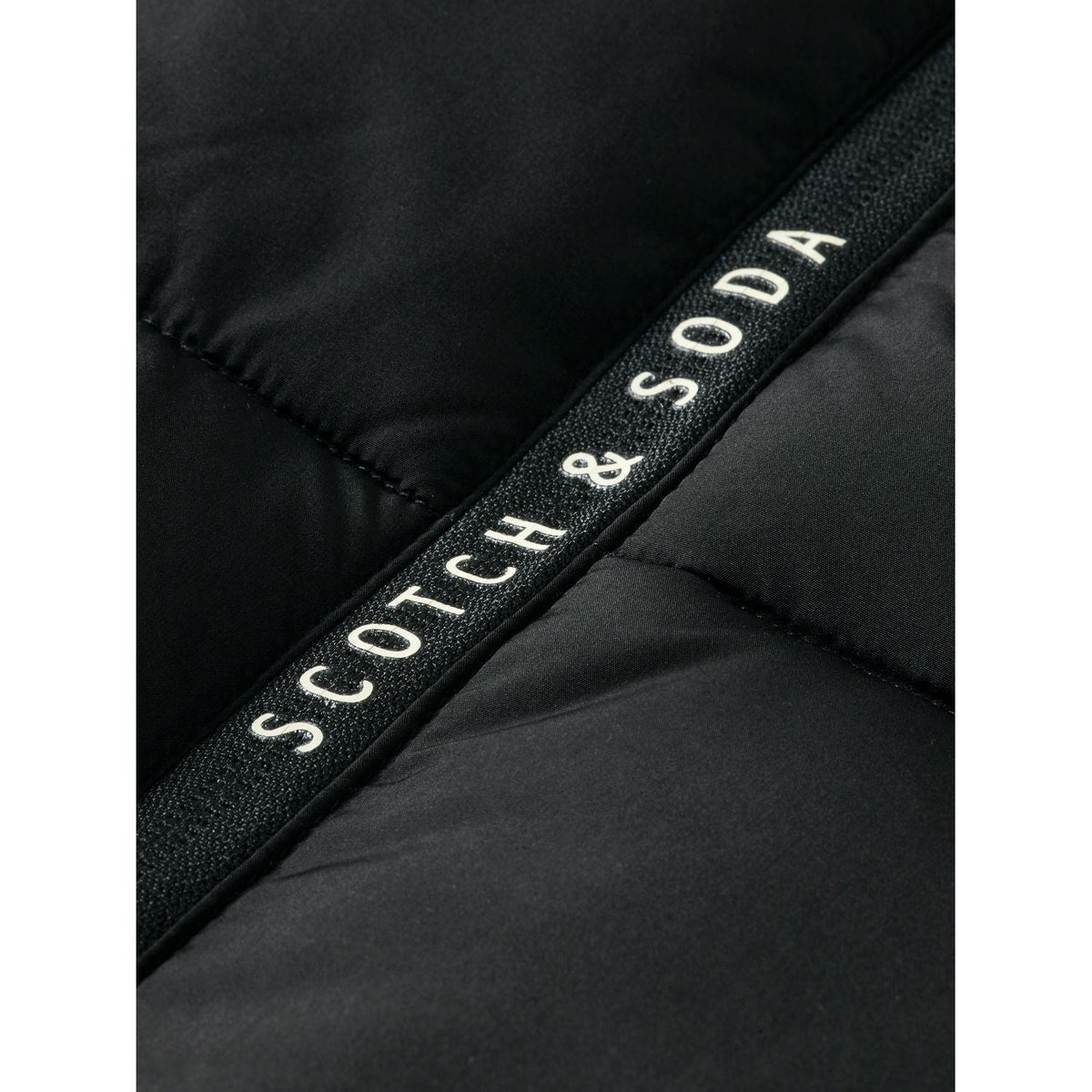 Hooded Puffer Jacket - Black