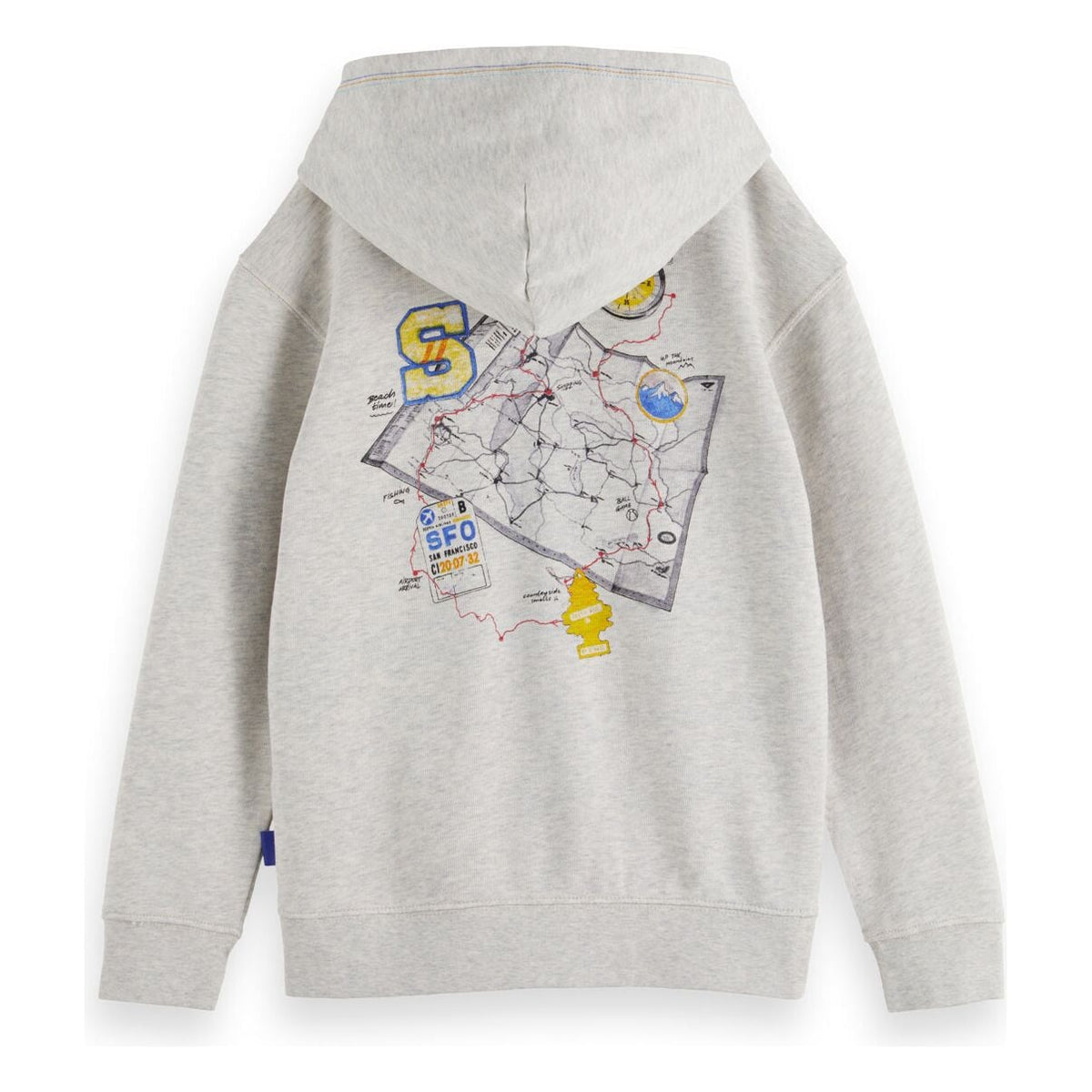 Relaxed Fit Zip-Through Hoodie