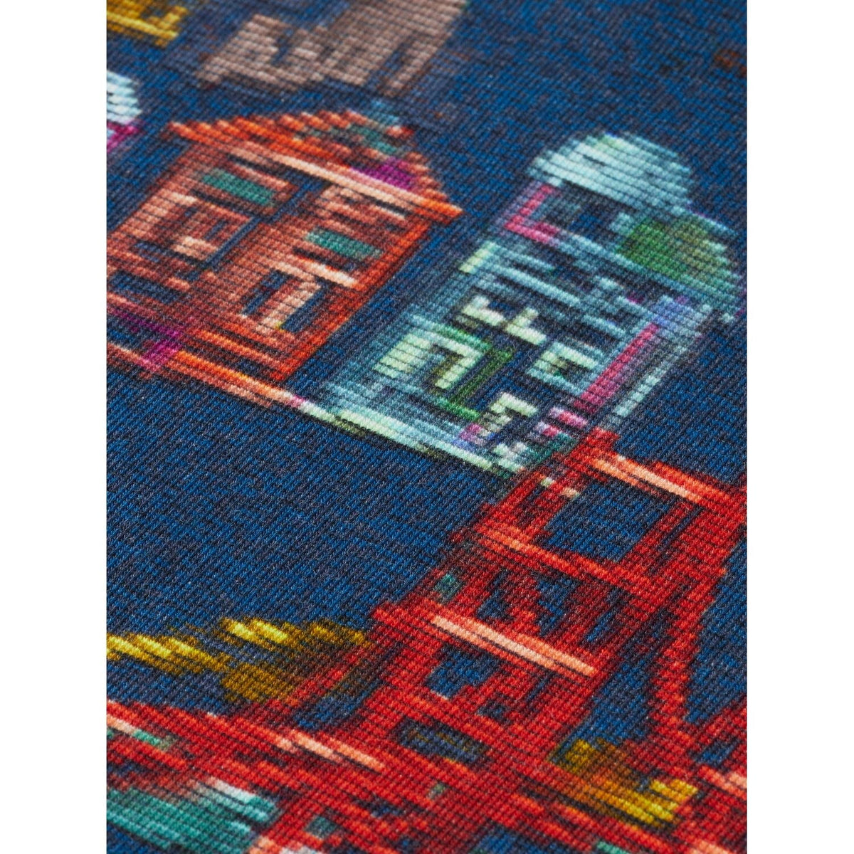 Relaxed Fit Printed Hoodie - Travel Notes