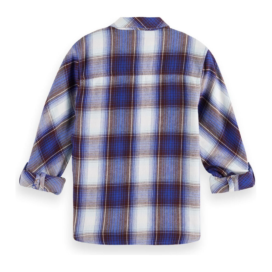 Yarn-Dyed Checked Flannel Shirt - Bonita Blue