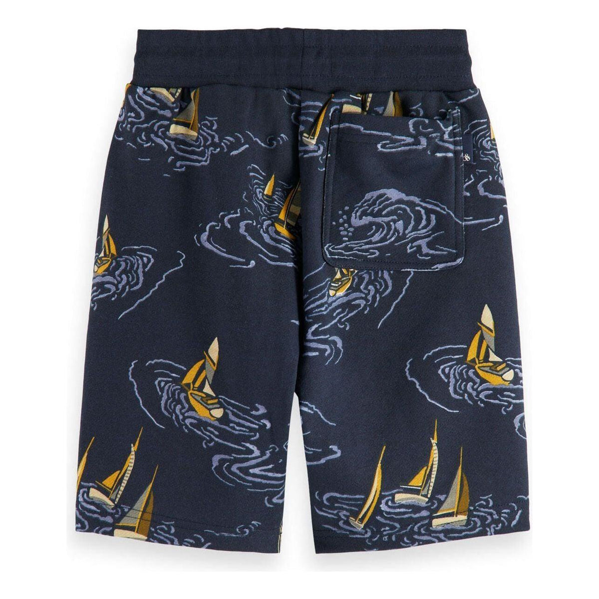 Printed Sweatshorts - Sailboats Night