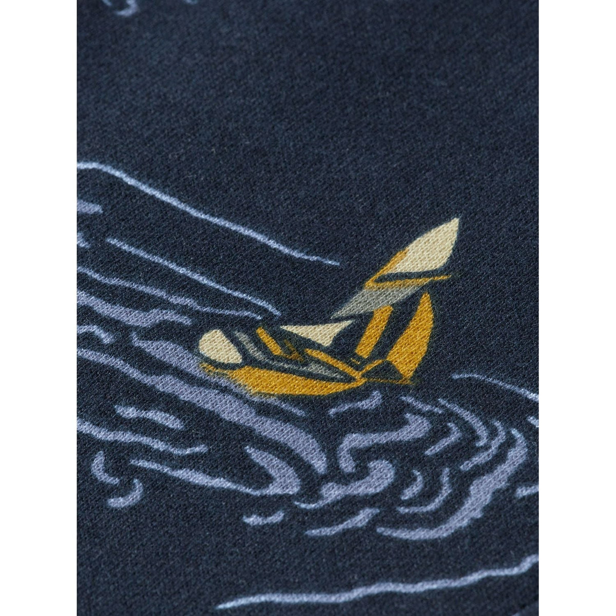 Printed Sweatshorts - Sailboats Night