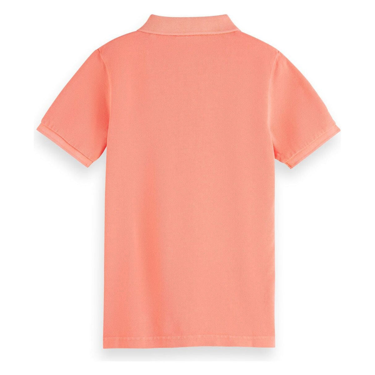 Pique Polo Shirt - Neon Coral