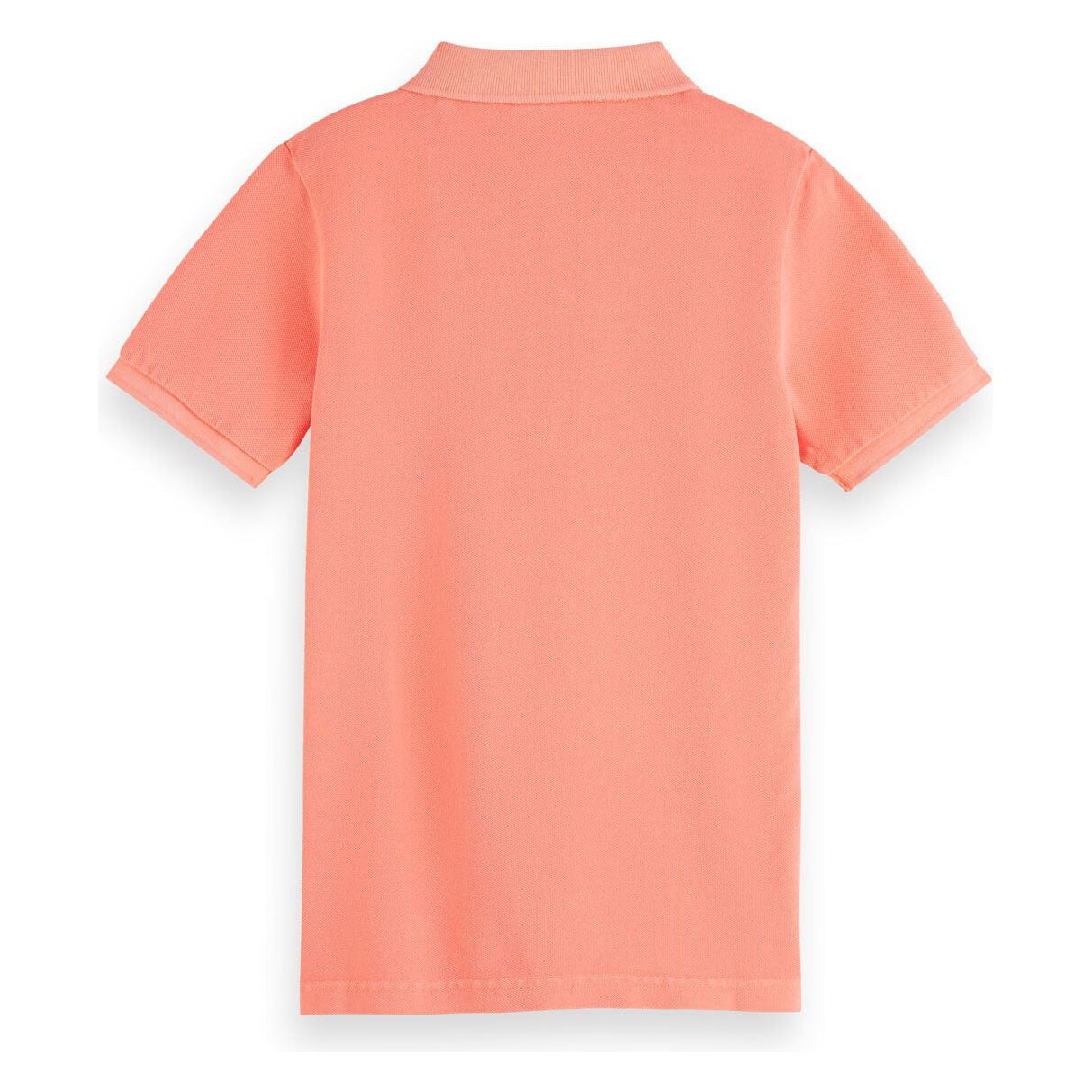 Pique Polo Shirt - Neon Coral