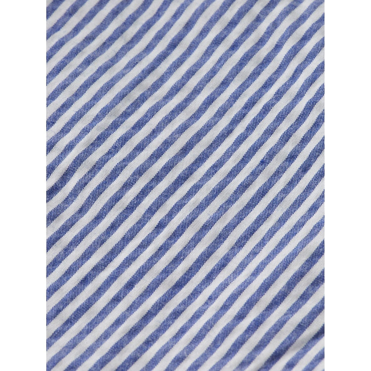 Seersucker Chino Shorts - Blue Stripe