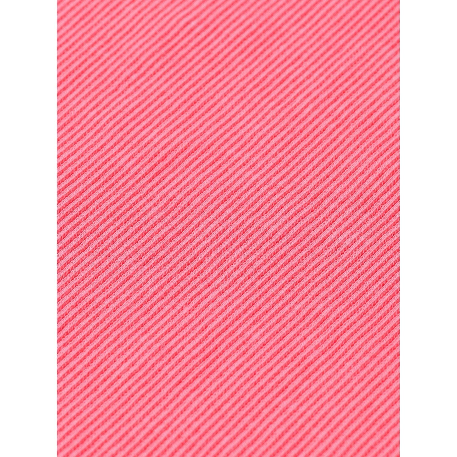 Fitted Ribbed Tank Top - Neon Pink