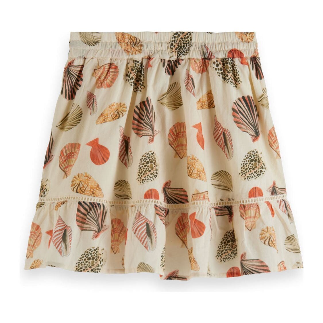 Printed Mini Skirt - Shells