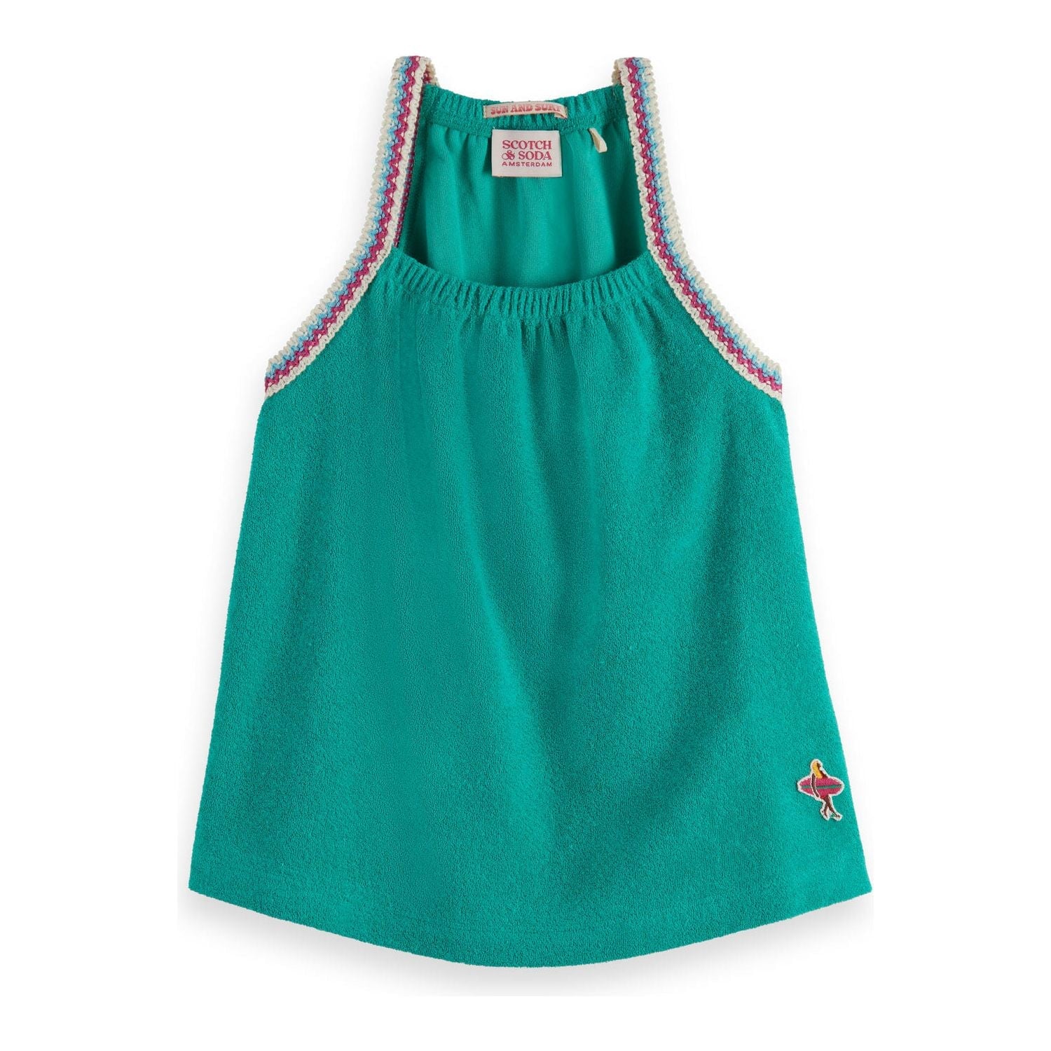 Towelling Tank Top - Ocean