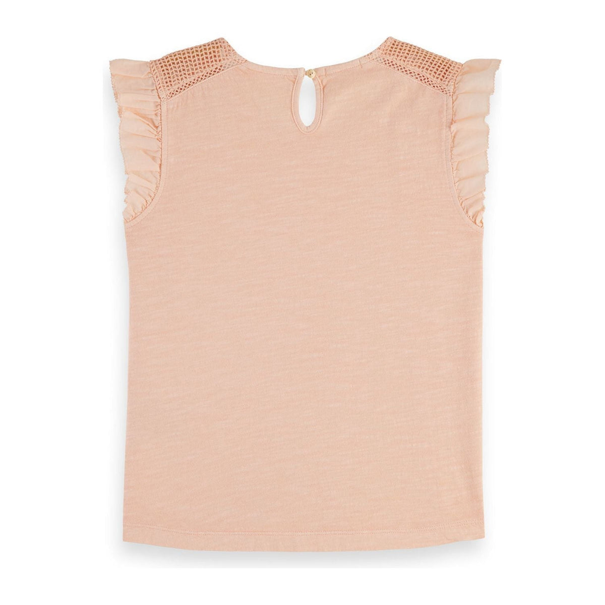 Woven Detail Regular-Fit T-Shirt - Shell