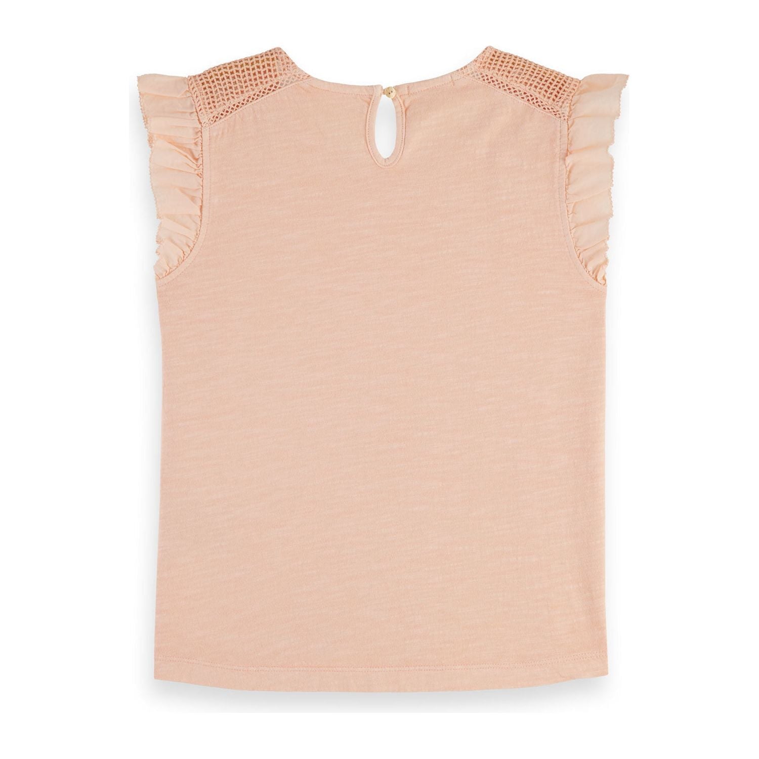 Woven Detail Regular-Fit T-Shirt - Shell