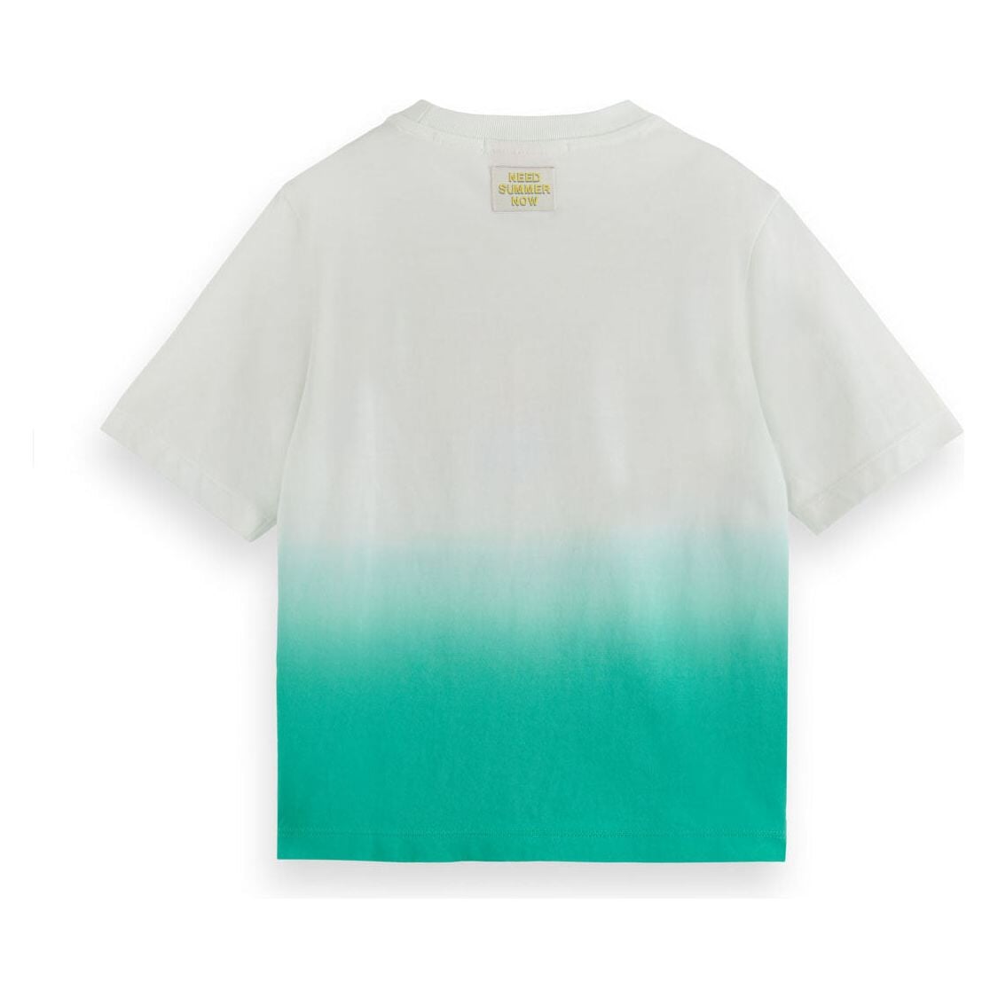 Dip-Dyed Artwork T-Shirt - Sunshine Yellow