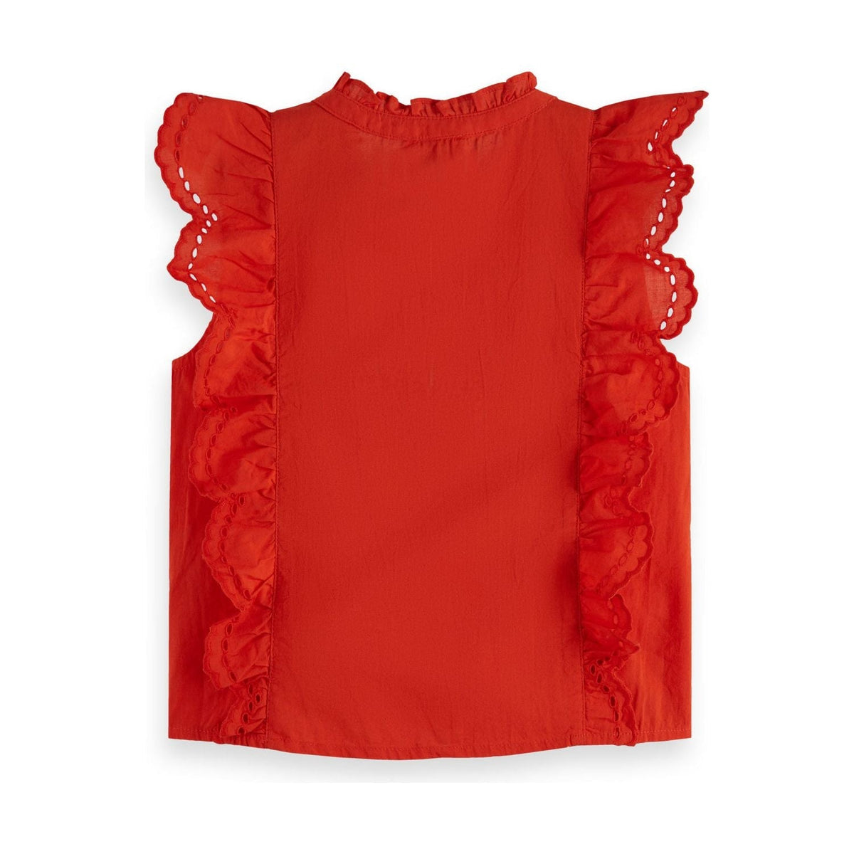 Sleeveless Broderie Anglaise Top