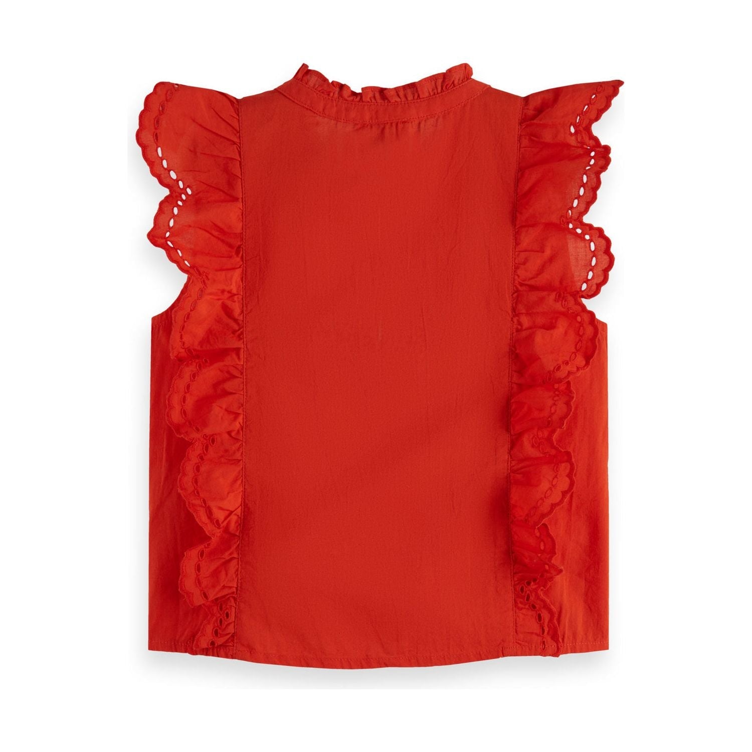 Sleeveless Broderie Anglaise Top