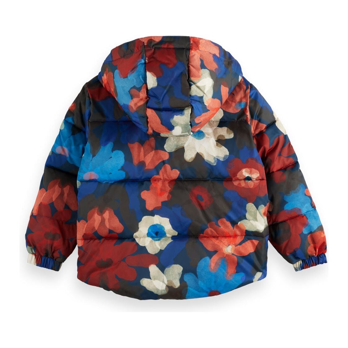 Short Puffer Jacket - Floral Field