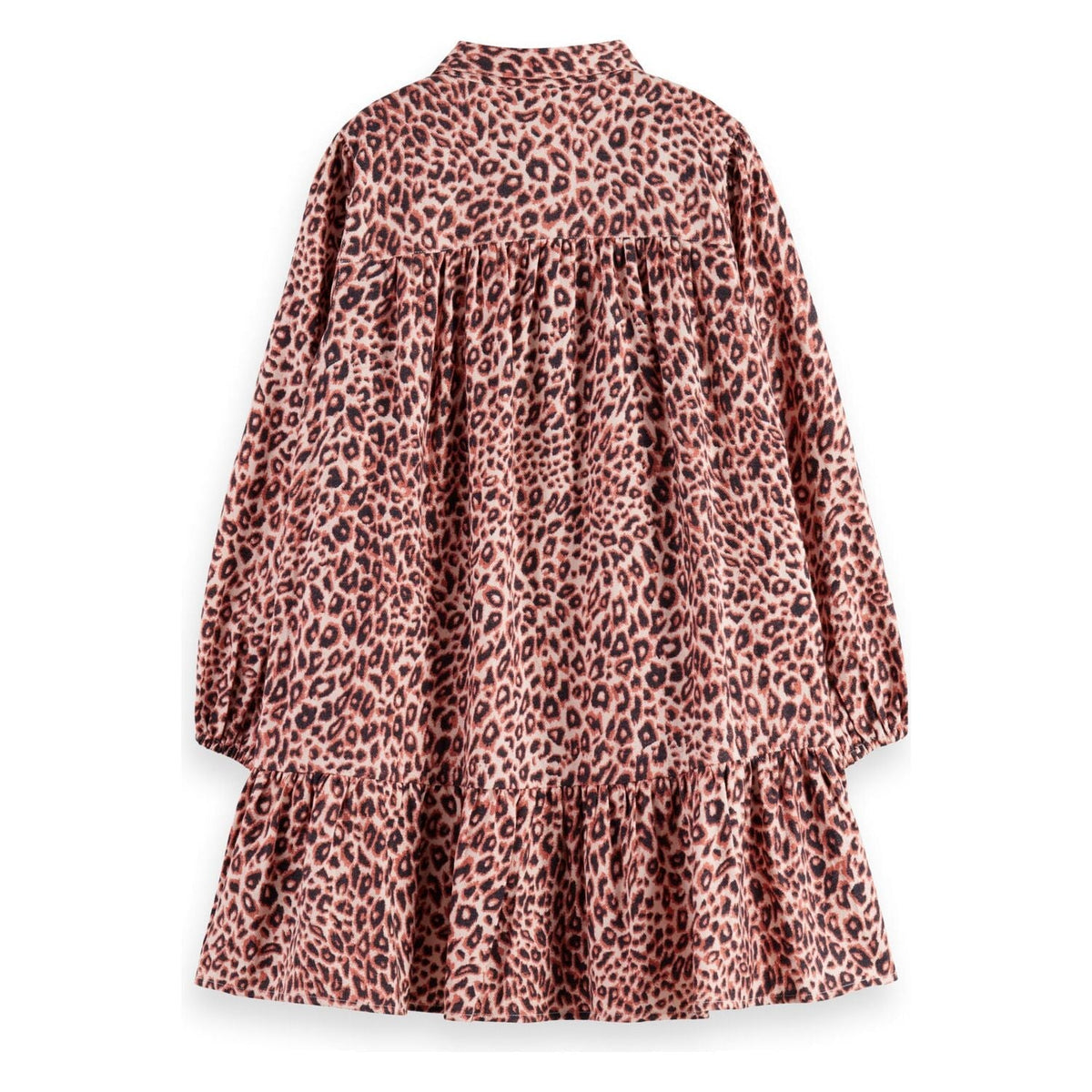 Printed Shirt Dress - Mini Leopard