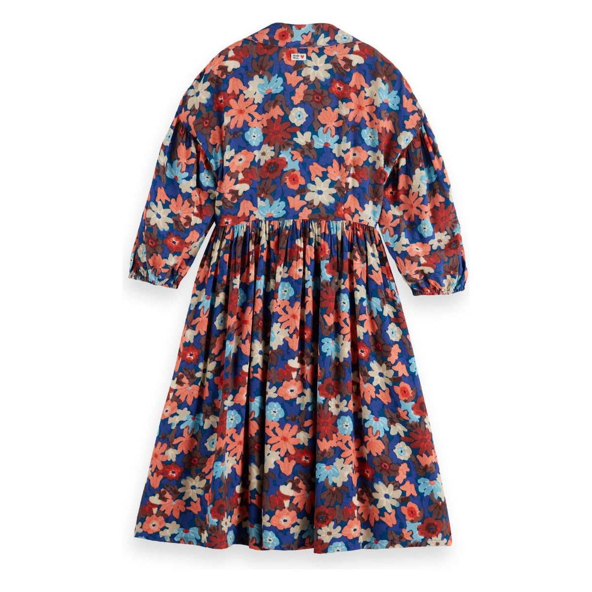 Printed Viscose Midi Dress - Floral Field