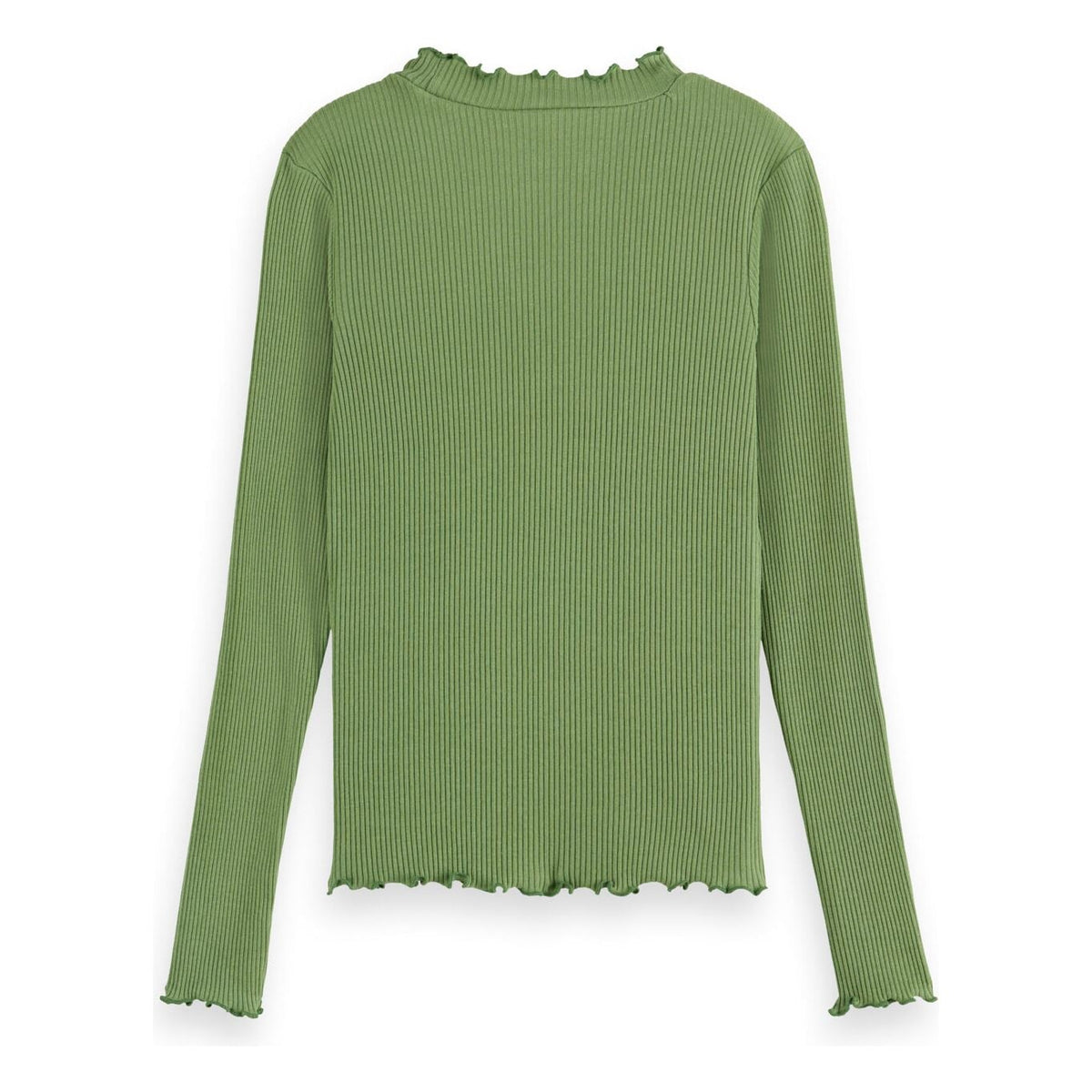 Long Sleeved Ribbed Top - Fresh Military