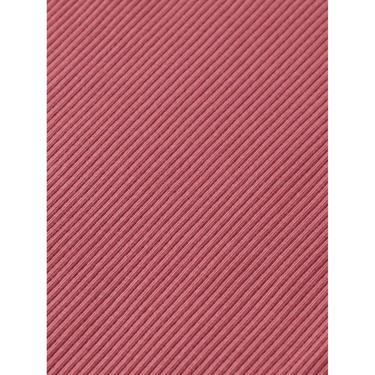 Long Sleeved Ribbed Top - Reunion Rose