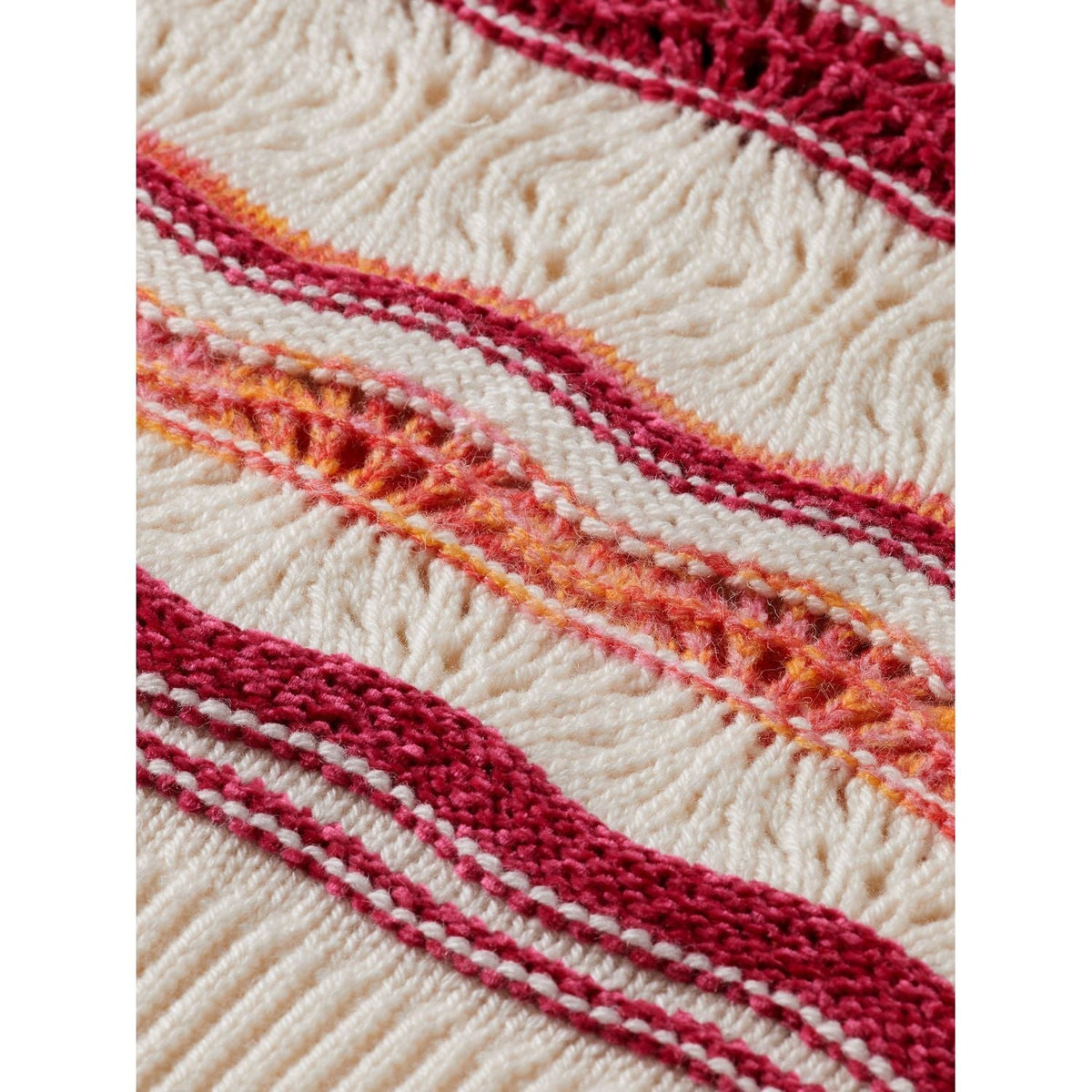 Fluffy Striped Pullover