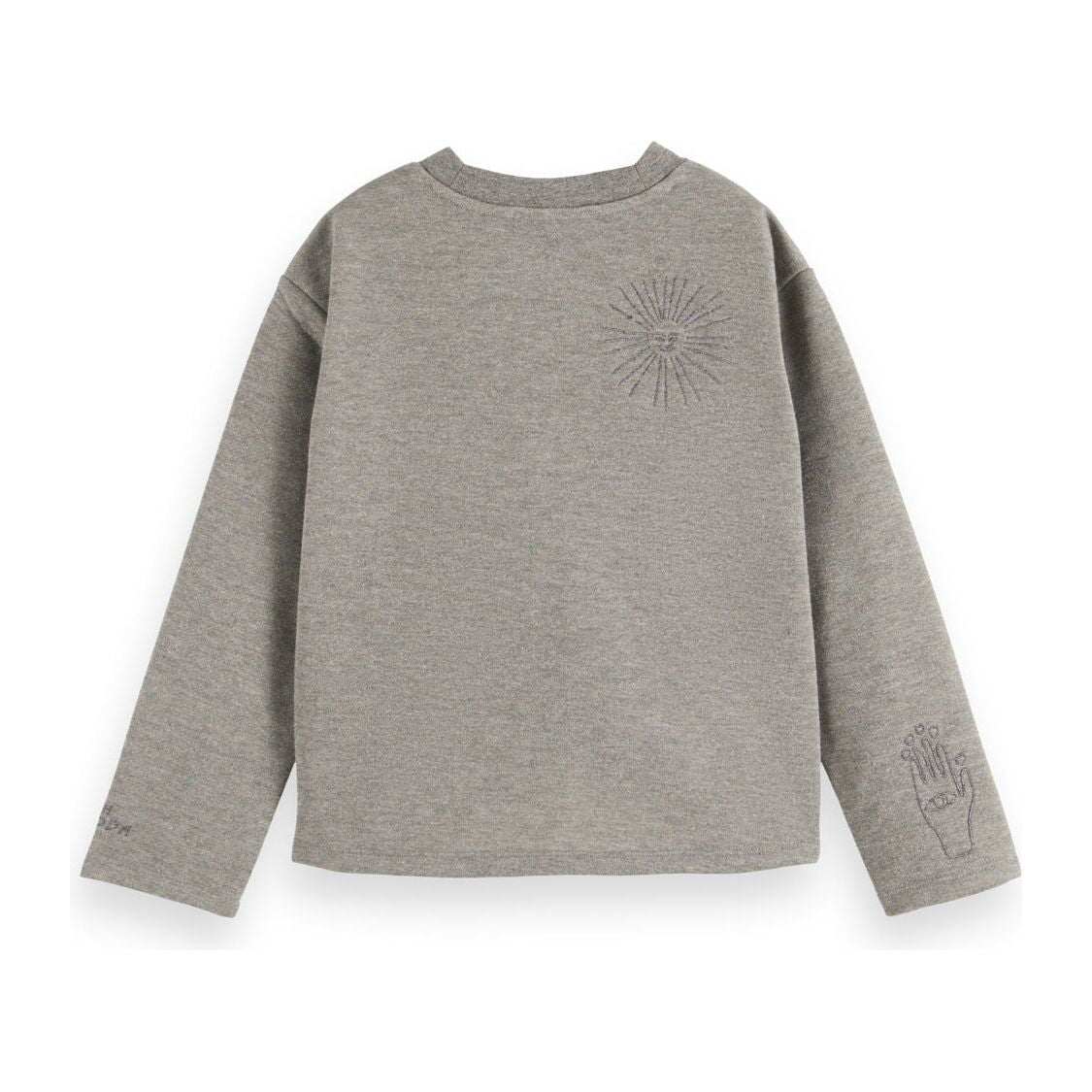 Glitter Knot Detail Sweatshirt