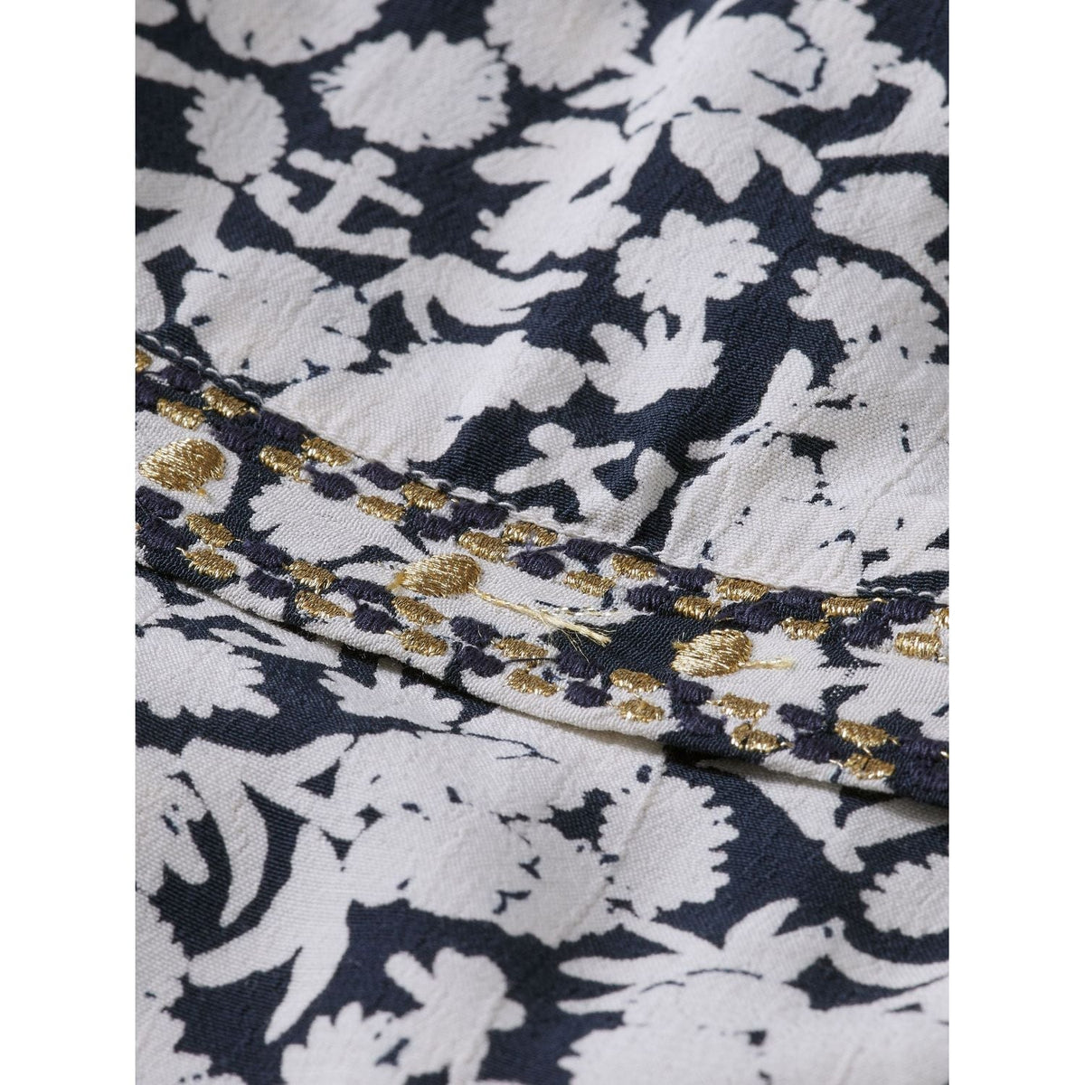 Tiered Mini Skirt - Anchor Floral Night