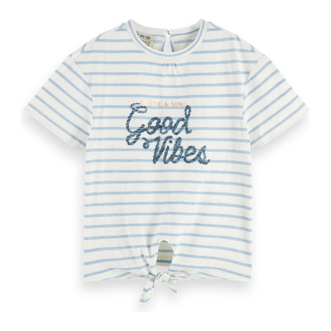 Relaxed-Fit T-Shirt With Knot Detail