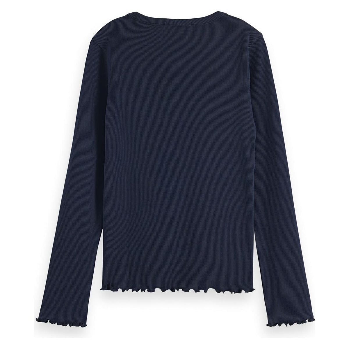 Long Sleeved Ribbed T-Shirt - Night