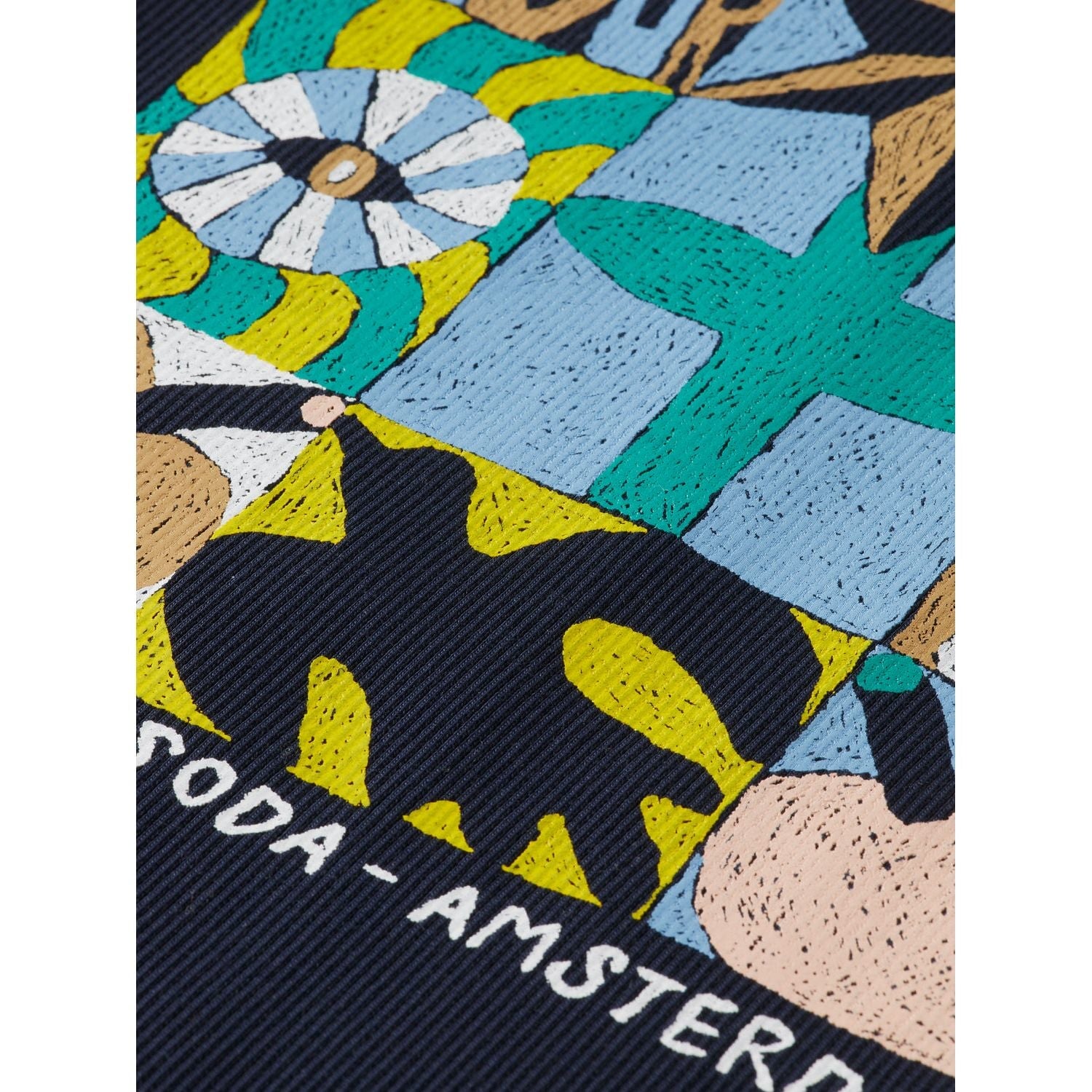 Long Sleeved Ribbed T-Shirt - Night