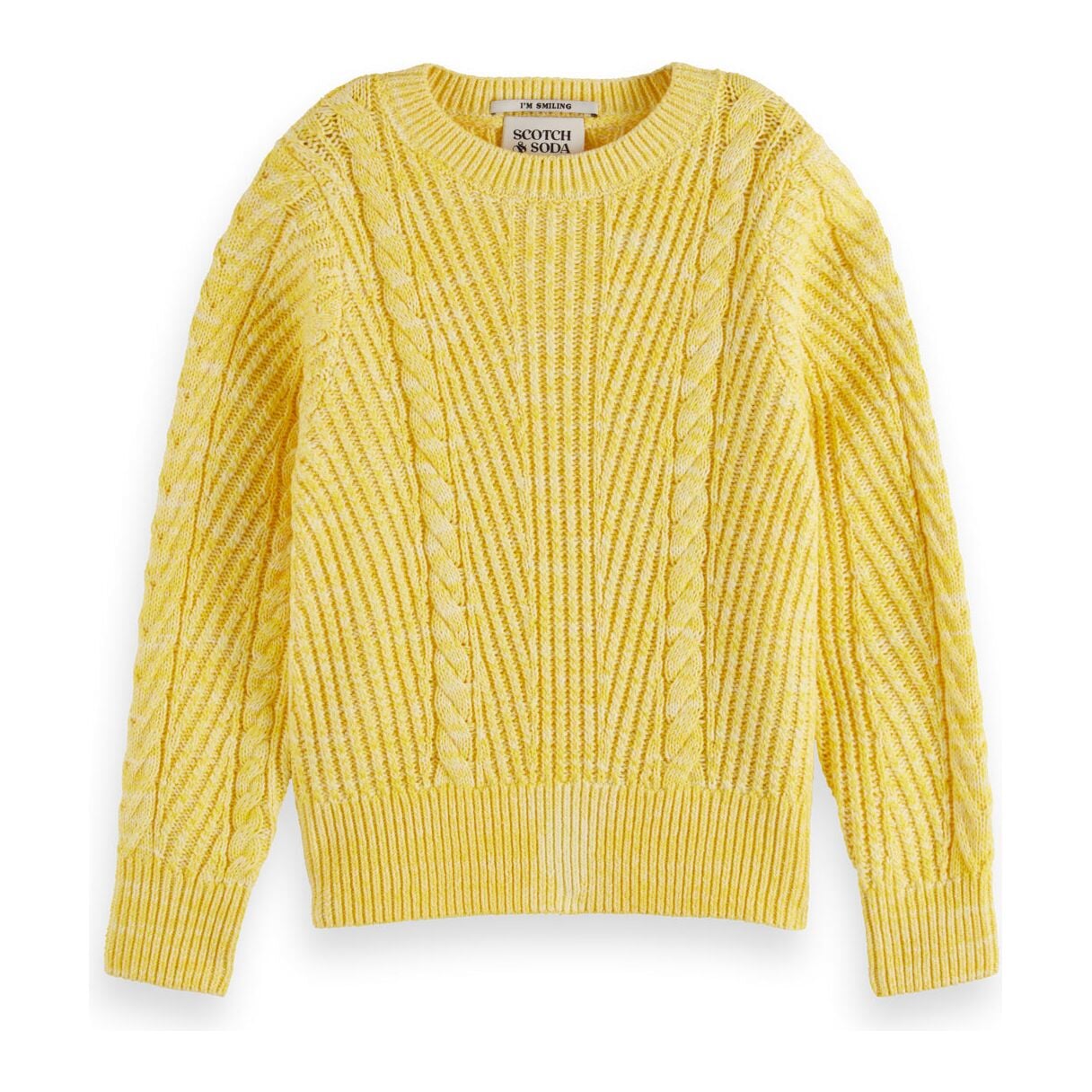 Space-Dyed Crewneck Pullover