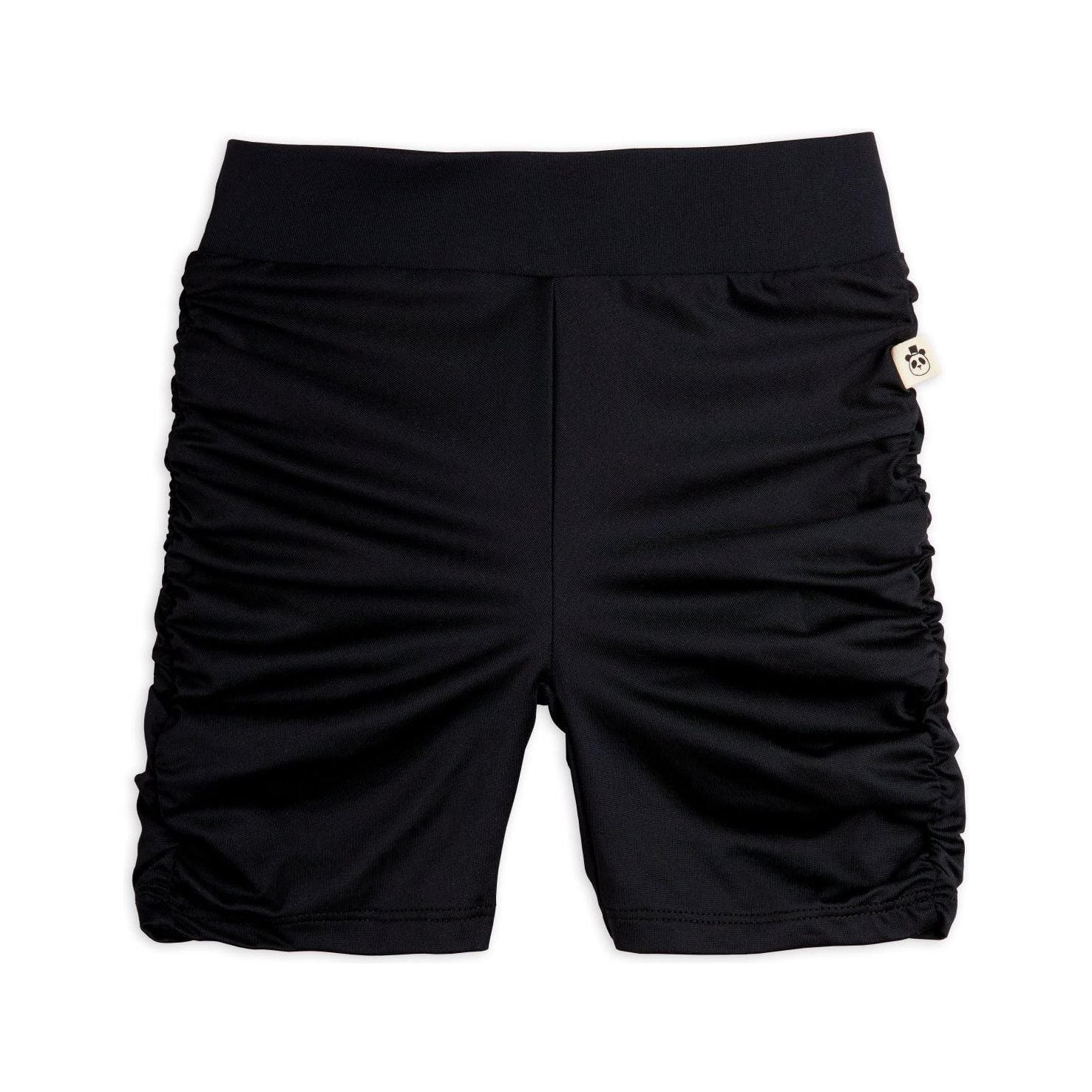 Draped Sporty Bike Shorts
