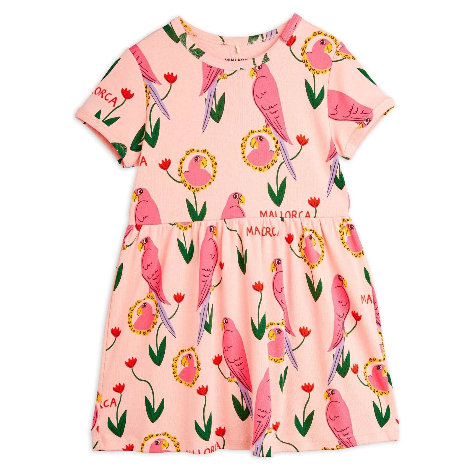Parrots Aop Ss Dress
