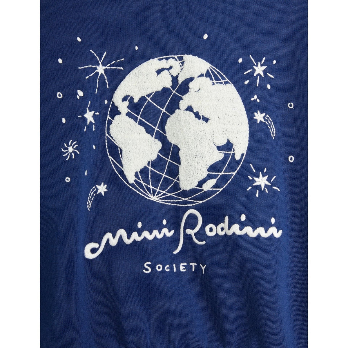 Mini Rodini Society Emb Collar Sweatshirt