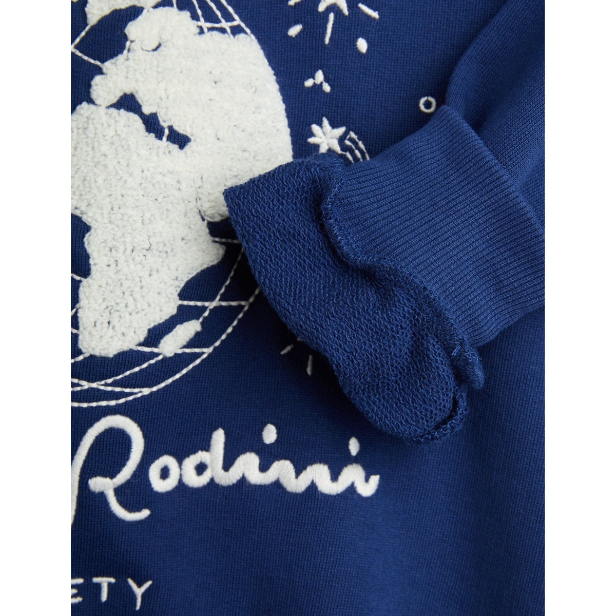Mini Rodini Society Emb Collar Sweatshirt