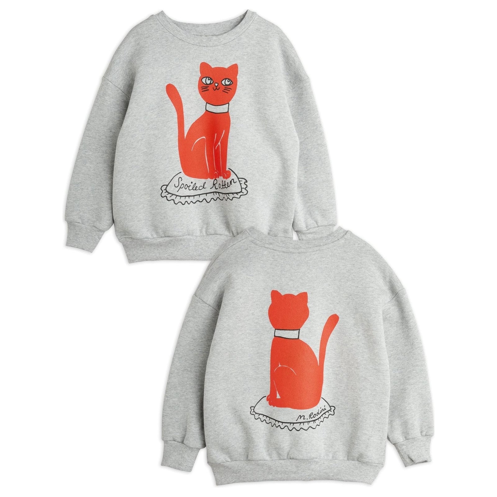 Cat Sp Sweatshirt - Grey