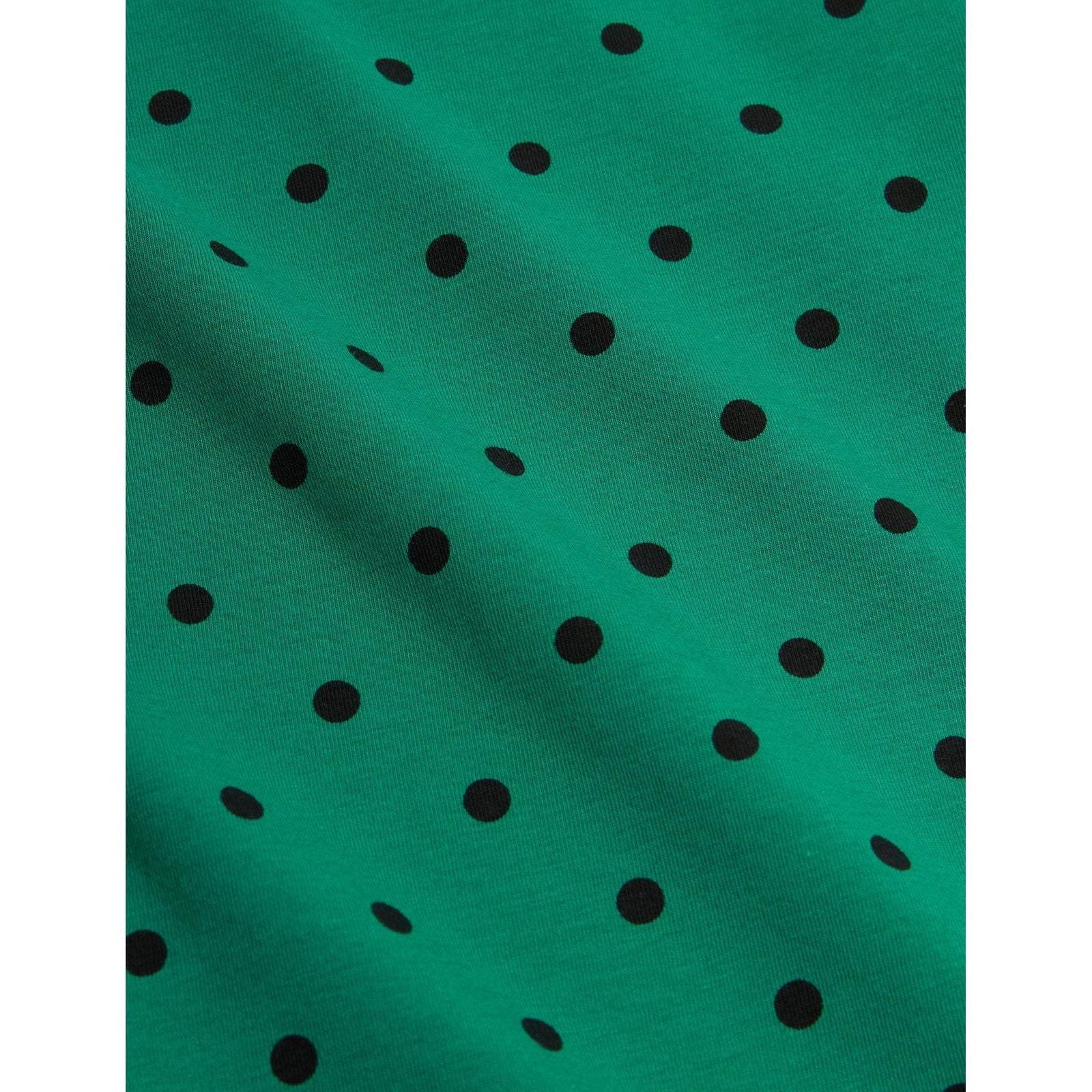 Polka Dot Ss Tee - Green