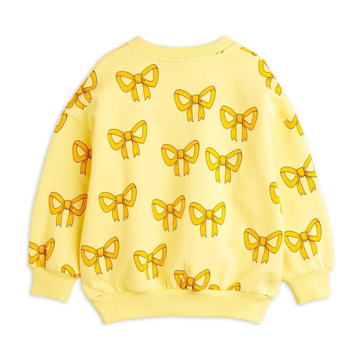 Bow Aop Sweatshirt - Yellow