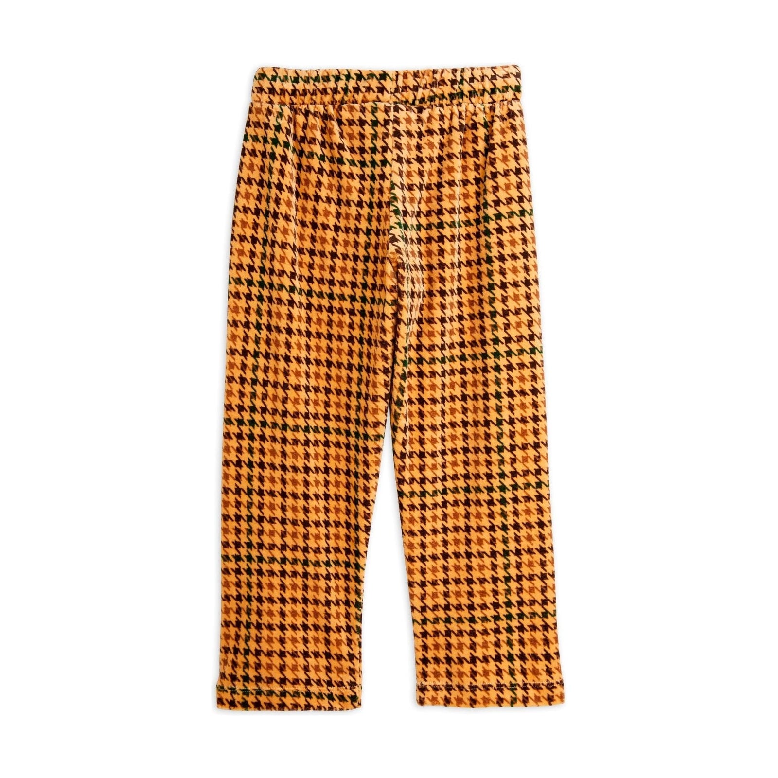Dog Houndstooth Aop Velour Trousers